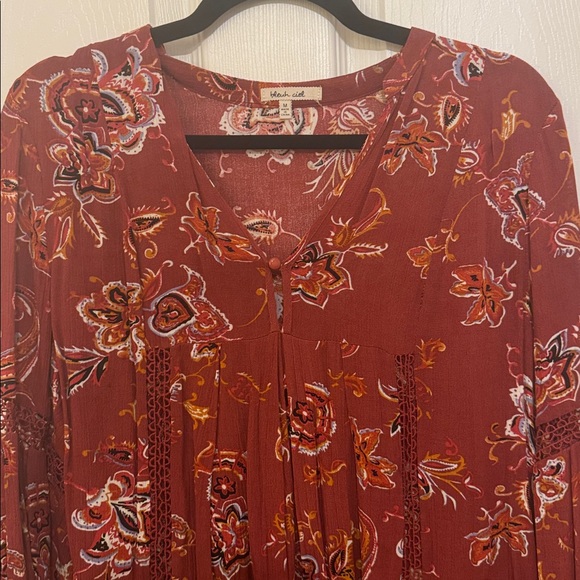 Anthropologie Boho Top M - Picture 1 of 4